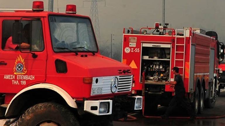 Πυρκαγιά σε δασική έκταση στους Αγίους Θεοδώρους