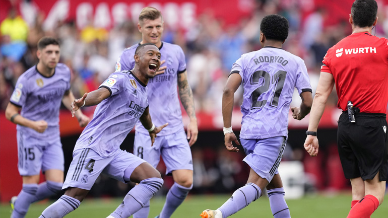 Ισπανία: «Αγκαλιά» με την 2η θέση η Ρεάλ, 2-1 τη Σεβίλλη με ανατροπή!