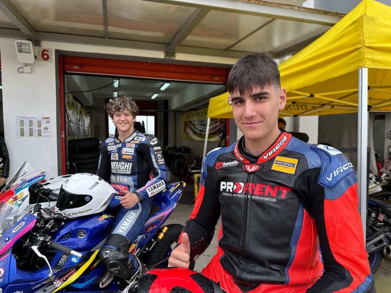 Στα pits της πίστας των Σερρών οι δύο εκπρόσωποί μας