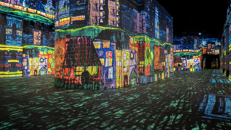 Ψηφιακή κατάδυση στα έργα του Κλιμτ και του Χουντερτβάσερ