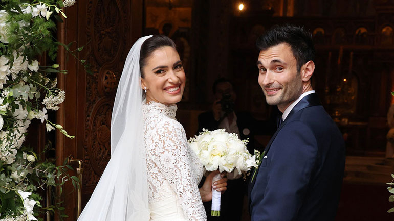 Παντρεύτηκαν η Άννα Πρέλεβιτς και ο Νικήτας Νομικός – Φωτογραφίες από τον γάμο τους