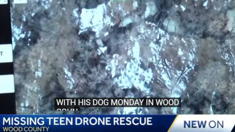 Ακόμη ένας αγνοούμενος έφηβος εντοπίστηκε χάρη στο drone