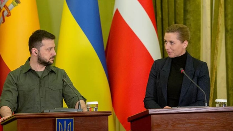 Η Δανία σχεδιάζει επιπλέον βοήθεια 2,6 δις δολαρίων για την Ουκρανία, ο Ζελένσκι κάνει λόγο για μεγάλη συνεισφορά