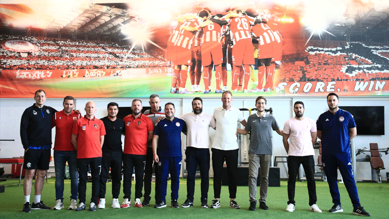 Ολυμπιακός: Η ακαδημία φιλοξένησε τα μέλη του ECA