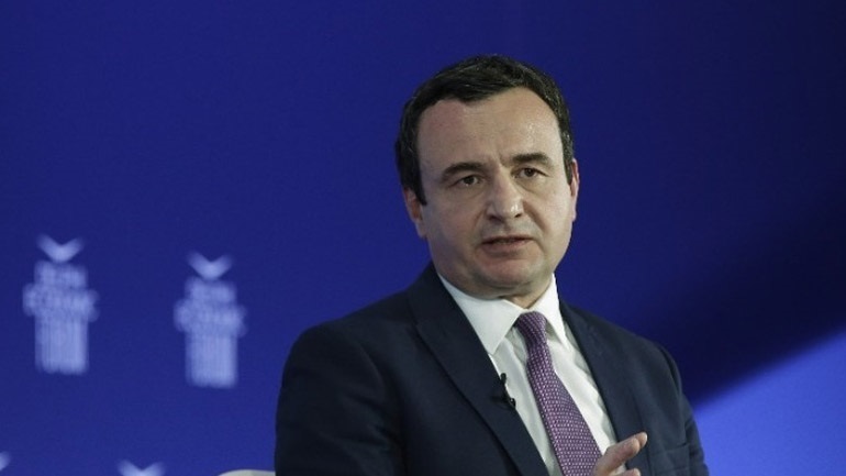 Ο πρωθυπουργός του Κοσόβου Άλμπιν Κούρτι