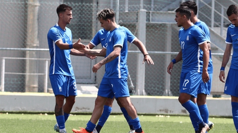 Φιλική νίκη για την εθνική ελπίδων, 2-1 την ΑΕΚ Β’