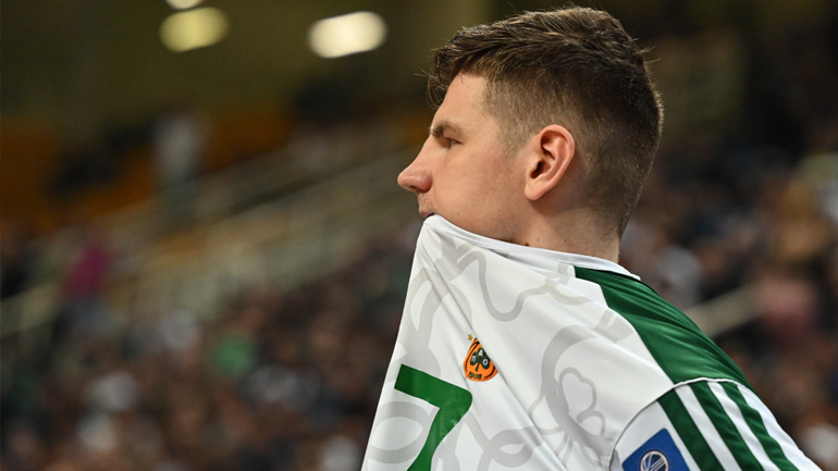 Παναθηναϊκός: Με ίωση ο Γκουντάιτις, αμφίβολος εν όψει του Ολυμπιακού