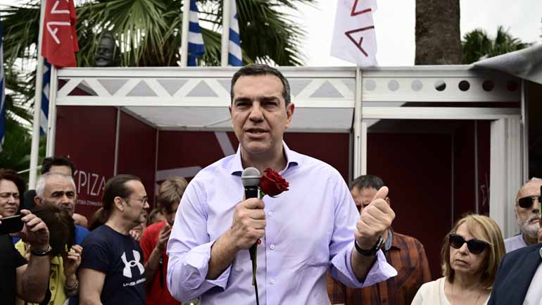 Τσίπρας από Χαλκίδα: «Δίνουμε τη μάχη με όπλο το πρόγραμμά μας»