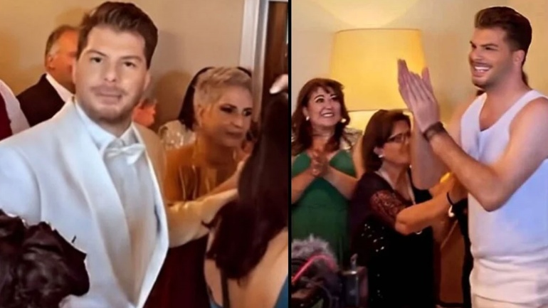 O Λούκας Γιώρκας ανέβηκε τα σκαλιά της εκκλησίας – Βίντεο από το παραδοσιακό στόλισμα στο σπίτι του