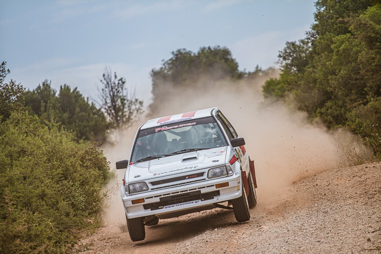 Κωνσταντίνος Παπαδημητρίου-Μάνος Σιγάλας με το Toyota Starlet EP71 Turbo