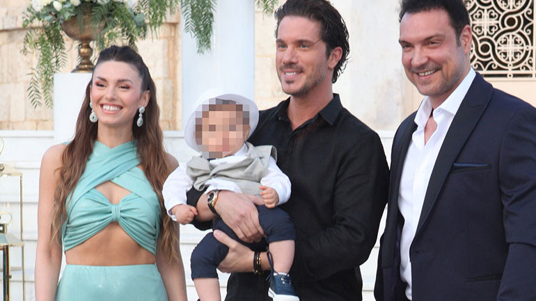 Τζίμης Σταθοκωστόπουλος-Ιωάννα Σιαμπάνη: Βάπτισαν τον γιο τους με νονό τον Νίκο Οικονομόπουλο