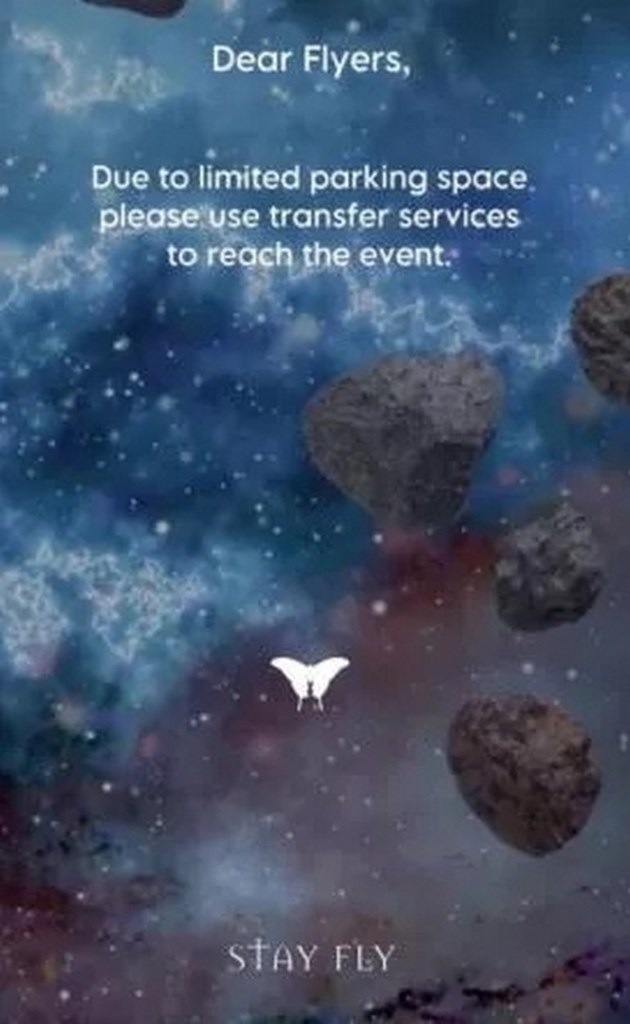 Δείτε πως ενημέρωναν τους υποψ'ήφιους πελάτες για τη μυστική τοποθεσία του πάρτι