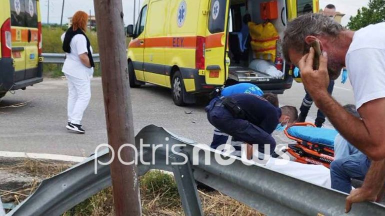 Ηλεία: «Έσβησε» στην άσφαλτο 29χρονος μοτοσικλετιστής που συγκρούστηκε με ΙΧ