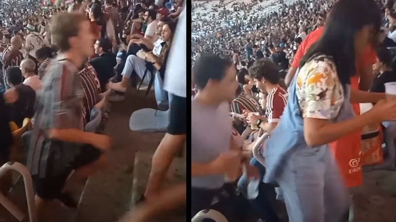 Σκαλοπάτι παγίδα σε ένα στάδιο