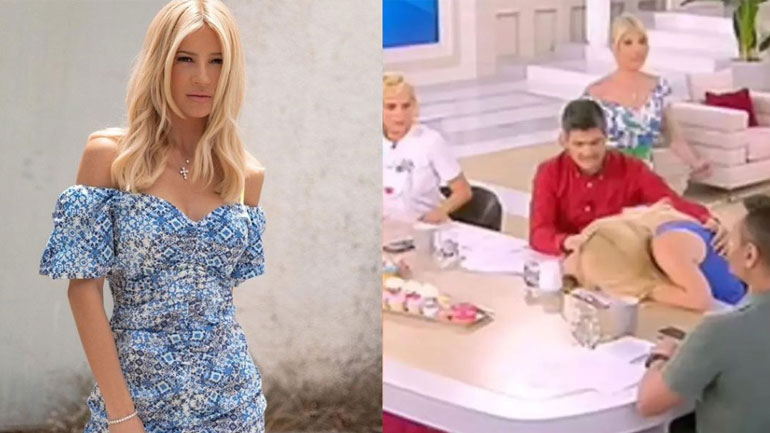 Φαίη Σκορδά σε Αφροδίτη Γραμμέλη για τη λιποθυμία της: «Συγγνώμη για χθες…»