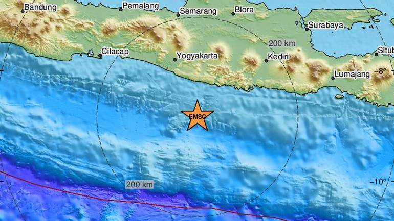 Ινδονησία: Σεισμός 6 βαθμών κοντά στην Ιάβα
