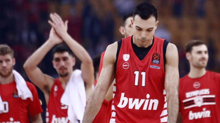 Ολυμπιακός: Χωρίς τον Κώστα Σλούκα στον δεύτερο τελικό στο ΟΑΚΑ