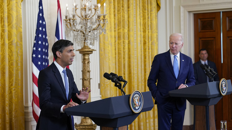 Μπάιντεν και Σούνακ θα υποστηρίξουν την Ουκρανία για όσο διάστημα χρειαστεί