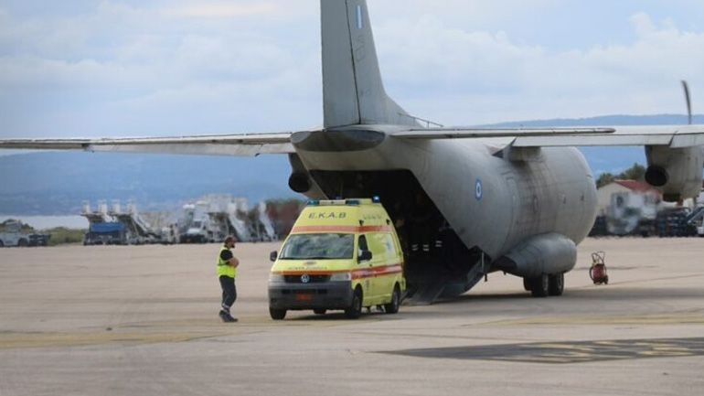 Λέρος: Με C -130 μεταφέρθηκε διασωληνωμένη ασθενής από την Κω στην Αθήνα