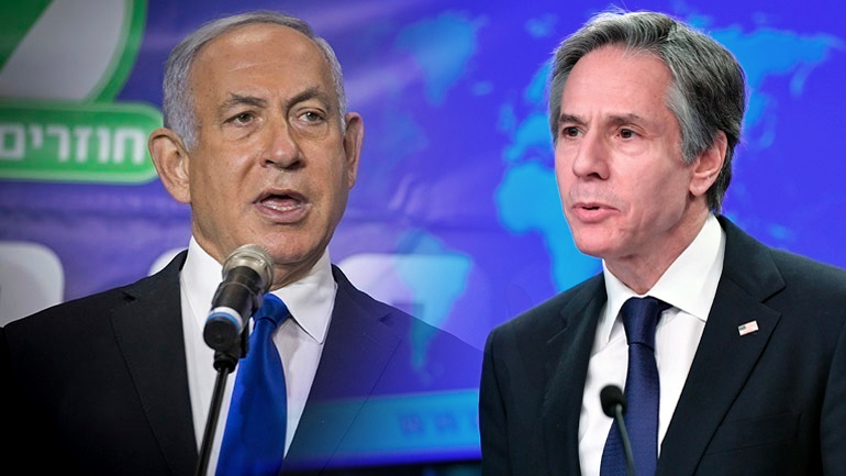 Ο ΥΠΕΞ των ΗΠΑ Μπλίνκεν αναφέρθηκε στο ζήτημα δημιουργίας παλαιστινιακού κράτους με τον Ισραηλινό πρωθυπουργό Νετανιάχου