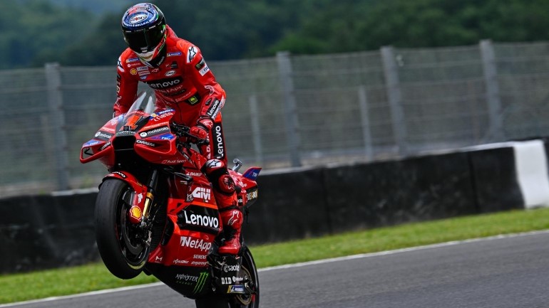 Επικράτηση Bagnaia με ελαφριά βροχή στον αγώνα Sprint του Ιταλικού MotoGP