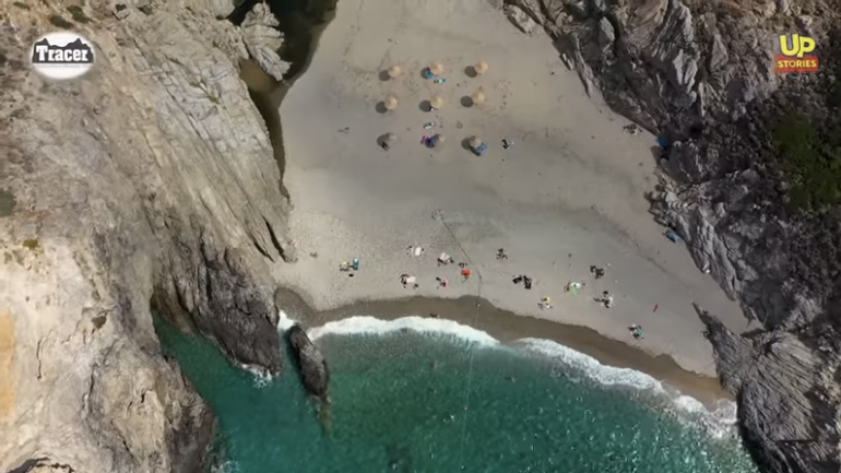 Νας: Η πιο επικίνδυνη παραλία της Ελλάδας με το μοναδικό σχοινί ασφαλείας