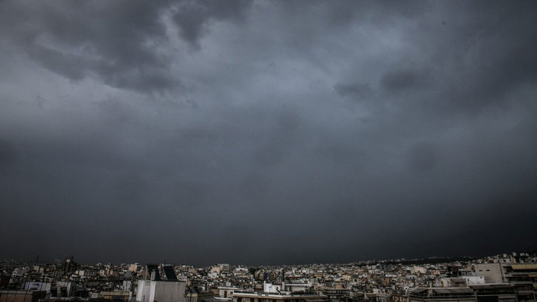 Bροχόπτωση σε εξέλιξη στην  Αττική