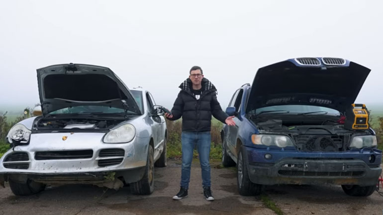 Άδειασαν το λάδι από Porsche Cayenne και BMW X5 και τα άφησαν στο ρελαντί. Ποιο μοντέλο άντεξε περισσότερο;