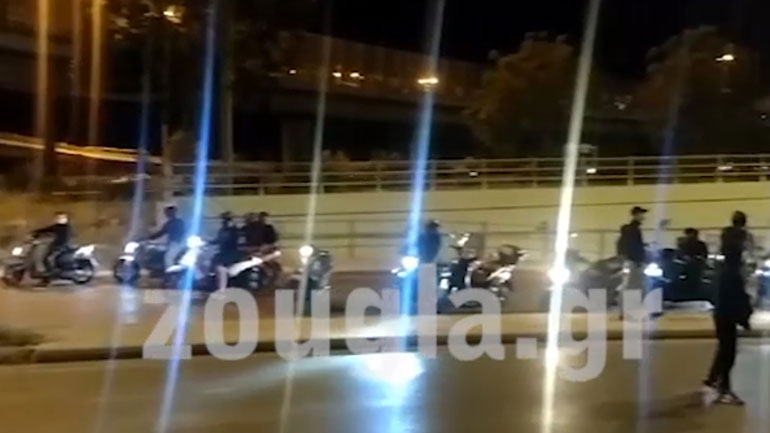 Οπαδοί του Παναθηναϊκού στον ΣΚΑΪ με συνθήματα και τρικάκια κατά Αλαφούζου