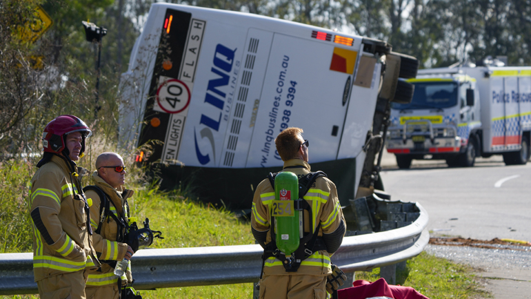 Αυστραλία: Κατηγορίες για επικίνδυνη οδήγηση στον οδηγό του λεωφορείου για το τροχαίο με τους 10 νεκρούς Αυστραλία: Κατηγορίες για επικίνδυνη οδήγηση στον οδηγό του λεωφορείου για το τροχαίο με τους 10 νεκρούς