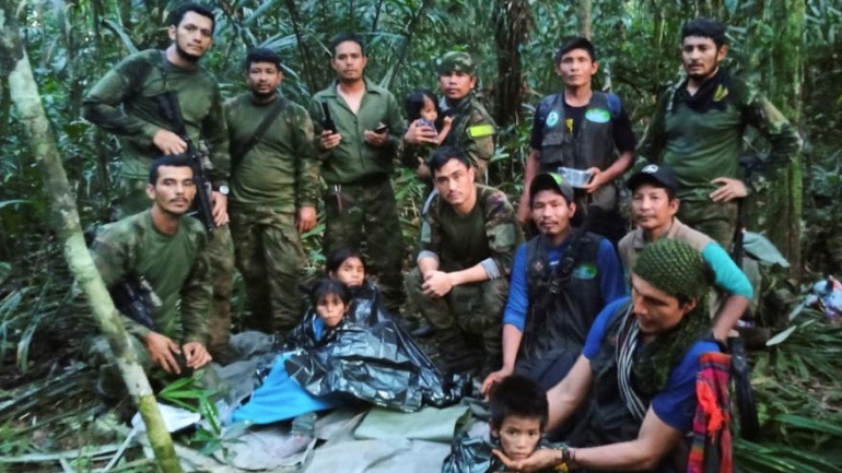 Κολομβία: Τα παιδιά που διασώθηκαν από τη ζούγκλα ανακτούν τις δυνάμεις τους