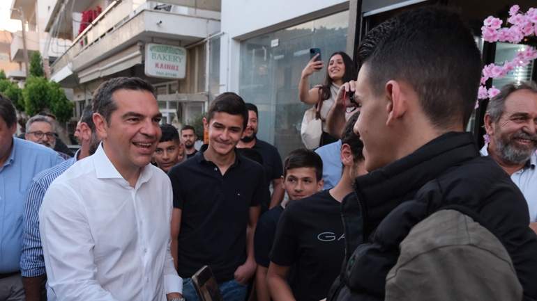 Τσίπρας από τα Ανώγεια: «Κάθε ψήφος προοδευτικού πολίτη που δεν θα πάει στον ΣΥΡΙΖΑ αντικειμενικά ευνοεί το σχέδιο του κ. Μητσοτάκη»