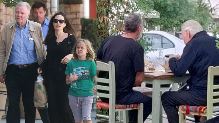 Jon Voight: Ο πατέρας της Angelina Jolie τρώει σουβλάκια στην Αθήνα