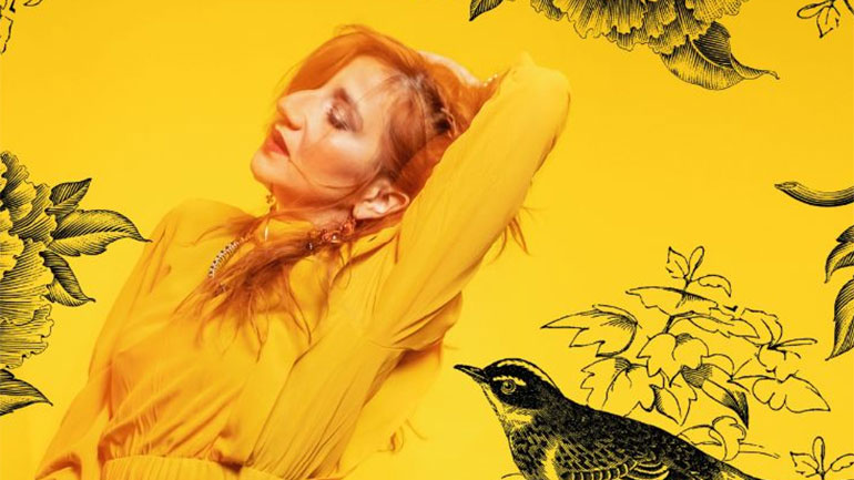 H Μαρία Παπαγεωργίου  στον Κήπο του Μεγάρου