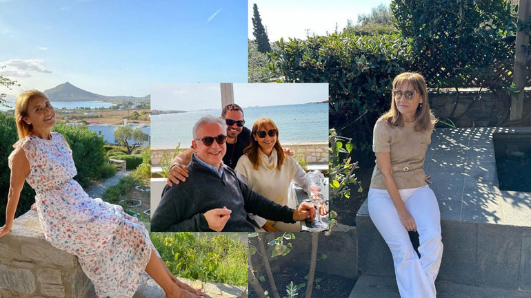 Μάρα Ζαχαρέα: Ο γάμος 30 χρόνια με τον Θεόδωρο Ρουσόπουλο, ο θάνατος του πατέρα της και το εξοχικό στην Πάρο