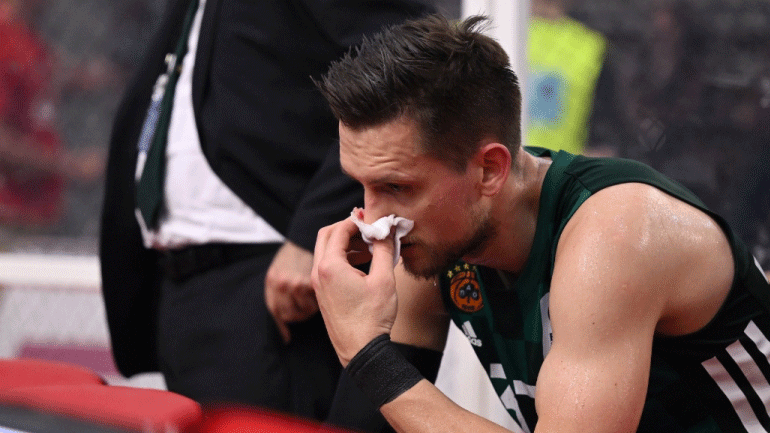 Παναθηναϊκός: Δεν προπονήθηκε ο Πονίτκα, χάνει το Game 4 με Ολυμπιακό