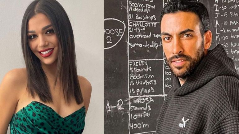 H Μελίνα Νικολαΐδη κάνει γυμναστική με τον Αλέξανδρο Πολυχρονιάδη και ανταλλάσσουν φιλιά σε παραλία της Ίου