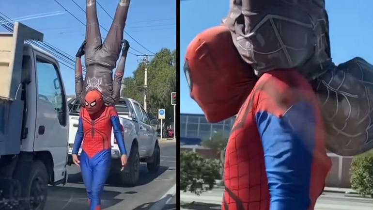 O Spider-Man κερδίζει χρήματα στην κίνηση