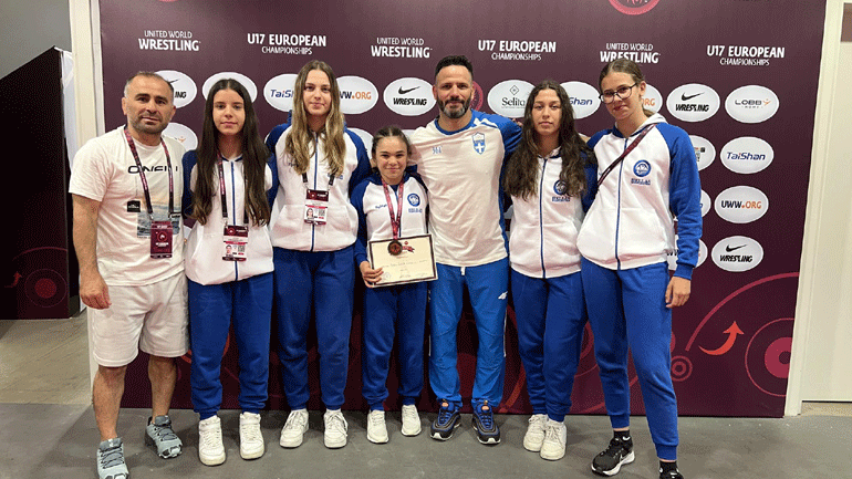 Πάλη: Χάλκινο μετάλλιο για την Μαρία Λουίζα Γκίκα στο Ευρωπαϊκό U17 στα Τίρανα
