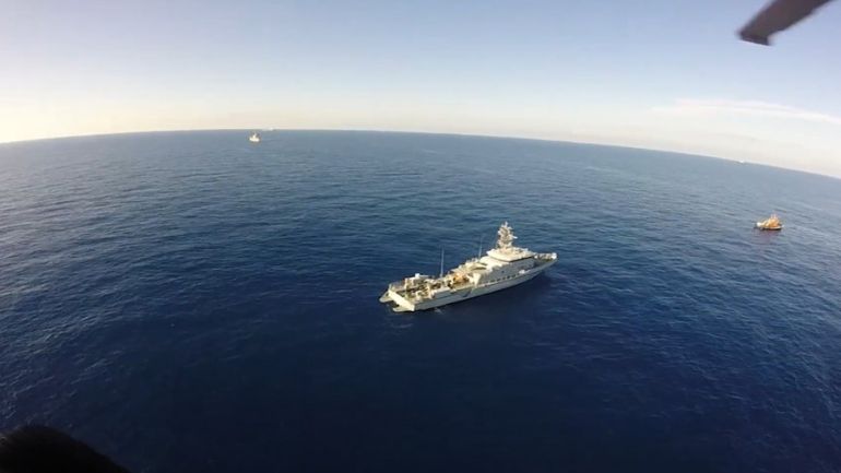 Ναυάγιο στην Πύλο: Πλάνα από το σημείο των ερευνών για τον εντοπισμό αγνοουμένων