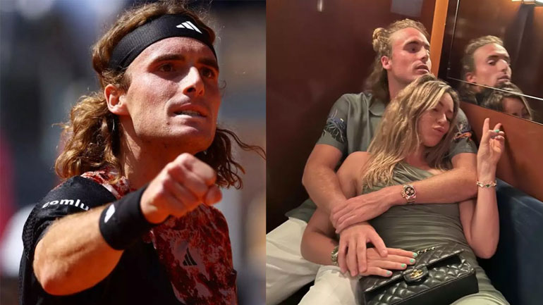 Στέφανος Τσιτσιπάς: Την ώρα του αγώνα έκανε tweet για την αγάπη και την Paula Badosa!