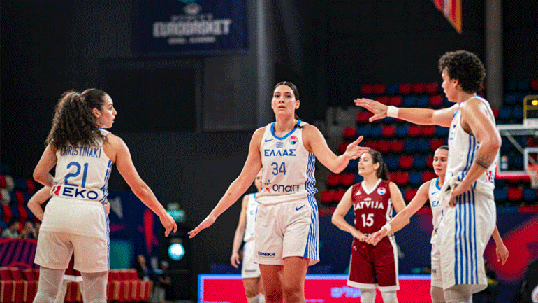 Ευρωμπάσκετ γυναικών: Πρώτη νίκη για την Εθνική, 73-65 τη Λετονία