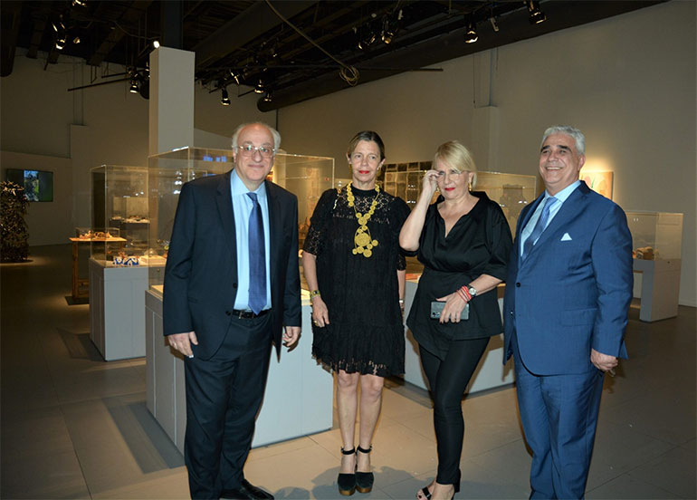 Δημήτρης Εφραίμογλου Διευθύνων Σύμβουλος του Ιδρύματος Μείζονος Ελληνισμού, Ίρις Κρητικού, Τζένη Φραγκούλη, Ελευθέριος Σκιαδάς Αντιδήμαρχος Αθηναίων