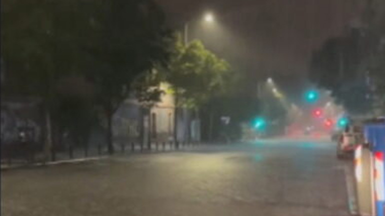 Ισχυρή καταιγίδα στη Θεσσαλονίκη- Υπερχείλισε ρέμα στον δήμο Παύλου Μελά