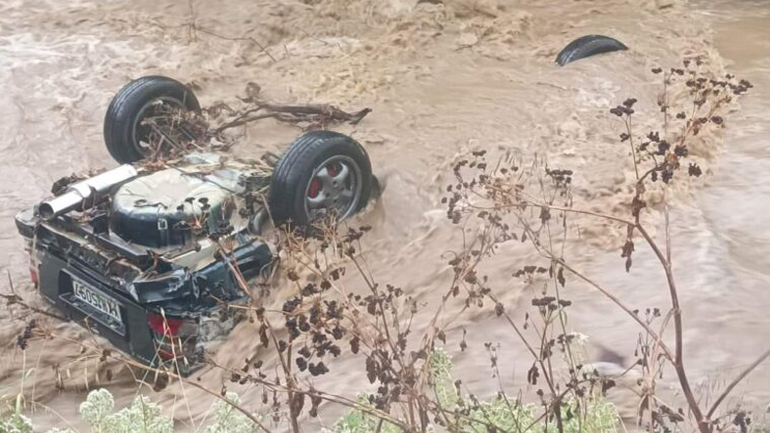 Προβλήματα στo Πλωμάρι της Λέσβου από την έντονη βροχόπτωση