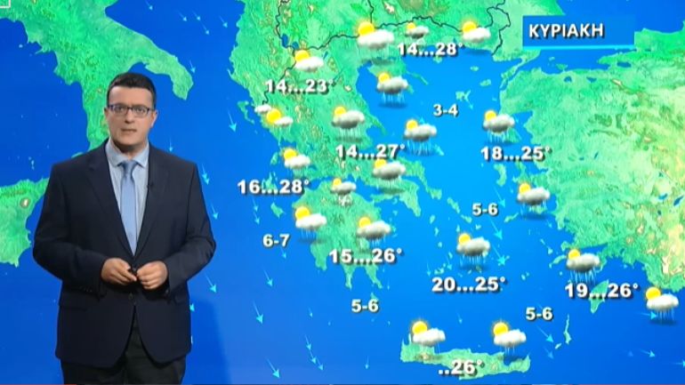 Π. Γιαννόπουλος: Έντονα φαινόμενα και την Κυριακή στα ανατολικά – Από Δευτέρα καλοκαίρι