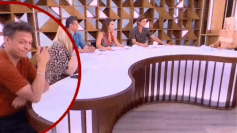 Σάββας Πούμπουρας: Ο μορφασμός on camera την ώρα που χόρευε η Ελένη Μενεγάκη