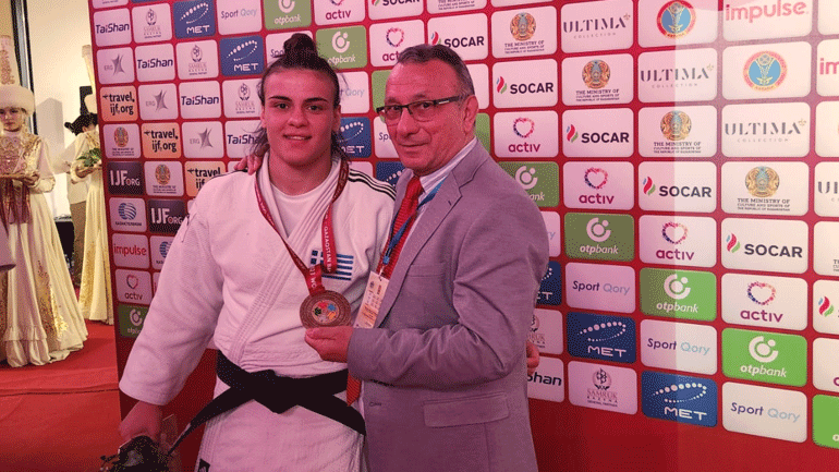 Τζούντο: Τρίτο χρυσό μετάλλιο σε Γκραν Σλαμ μέσα σε οκτώ μήνες η Ελισάβετ Τελτσίδου