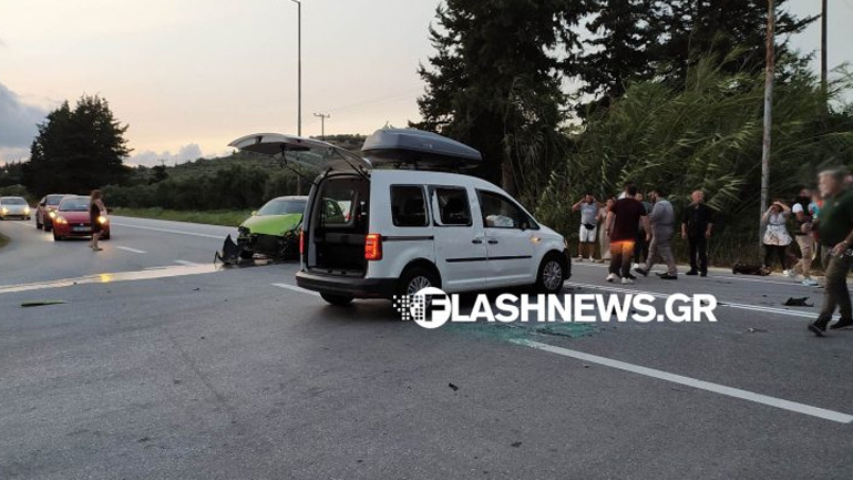 Χανιά: Σοβαρό τροχαίο με τρεις τραυματίες στον ΒΟΑΚ