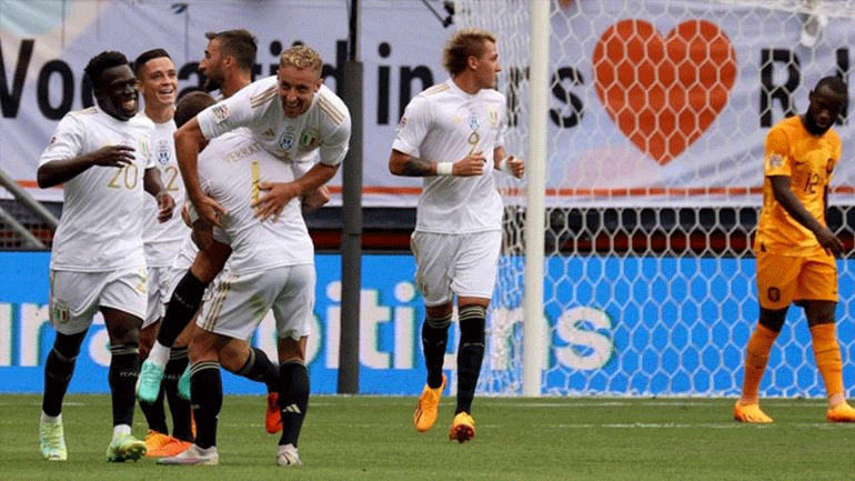 Nations League: Η Ιταλία νίκησε 3-2 την Ολλανδία στο μικρό τελικό